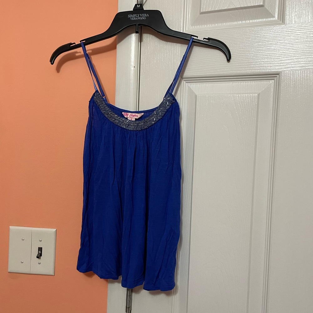 Blue tank